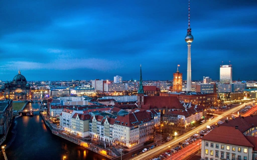 Vistas da Torre Berliner Fernsehturm Vistas da Torre Berliner Fernsehturm