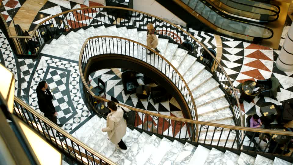 Shopping Quartier 206 na Rua Friedrichstrasse Shopping Quartier 206 na Rua Friedrichstrasse