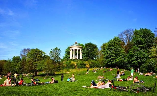 Jardim Inglês em Munique Jardim Inglês em Munique
