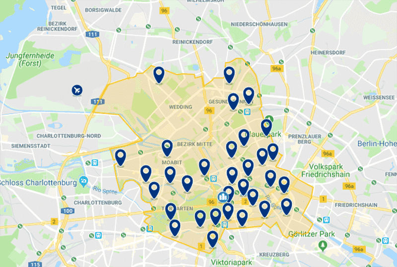 Melhor região para se hospedar em Berlim Melhor região para se hospedar em Berlim