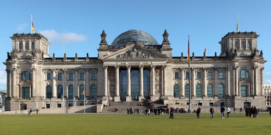 Palácio de Reichstag em Berlim Palácio de Reichstag em Berlim
