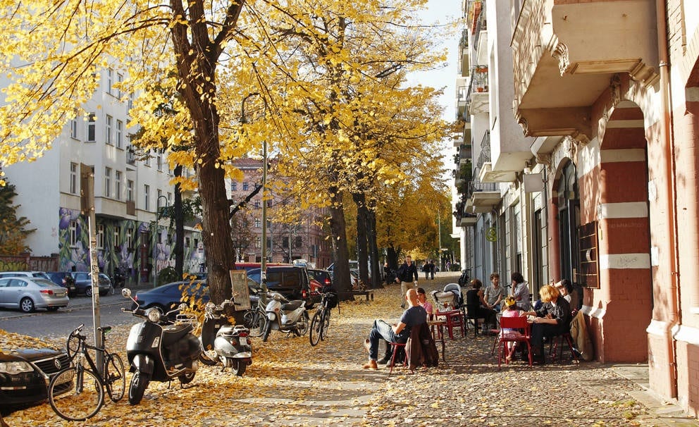 Região de Prenzlauer Berg em Berlim Região de Prenzlauer Berg em Berlim